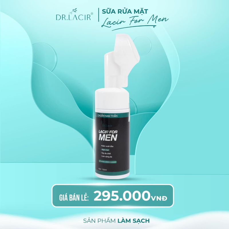 DR.LACIR - SỮA RỬA MẶT CHO NAM 150ML (MSP: 96011)