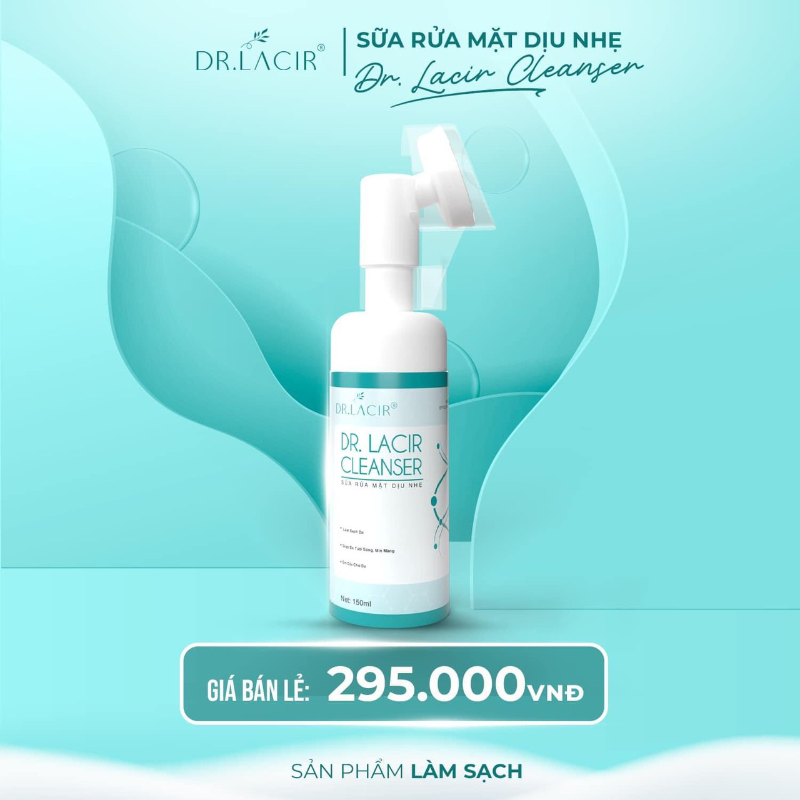 DR.LACIR - SỮA RỬA MẶT DỊU NHẸ 150ML (MSP: 96010)