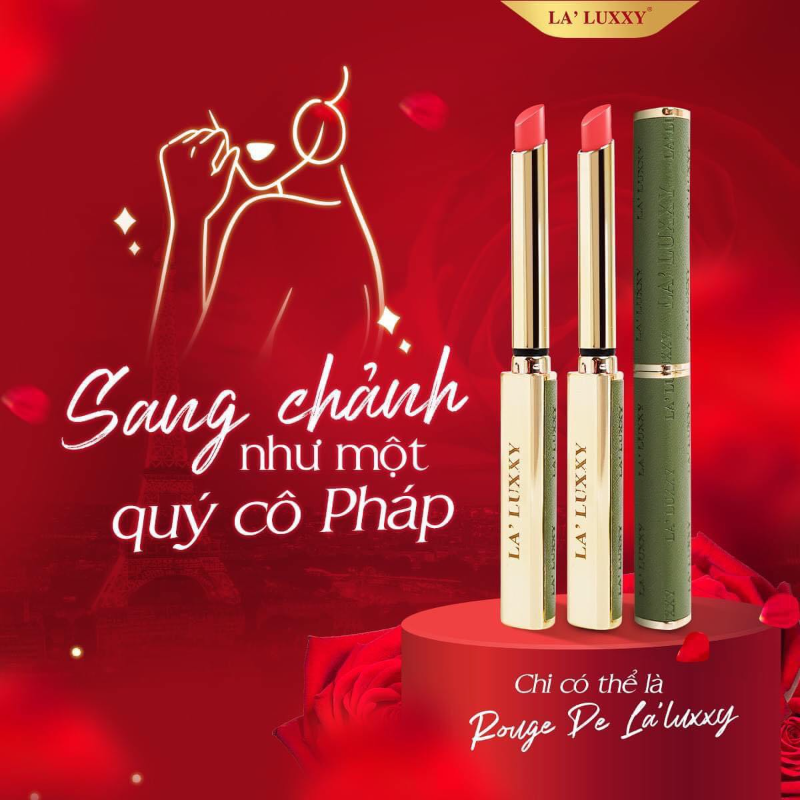 DR.LACIR SON ROUGE DE LALUXXY - MÀU 02 ĐỎ TUYẾT (MSP: 96040)